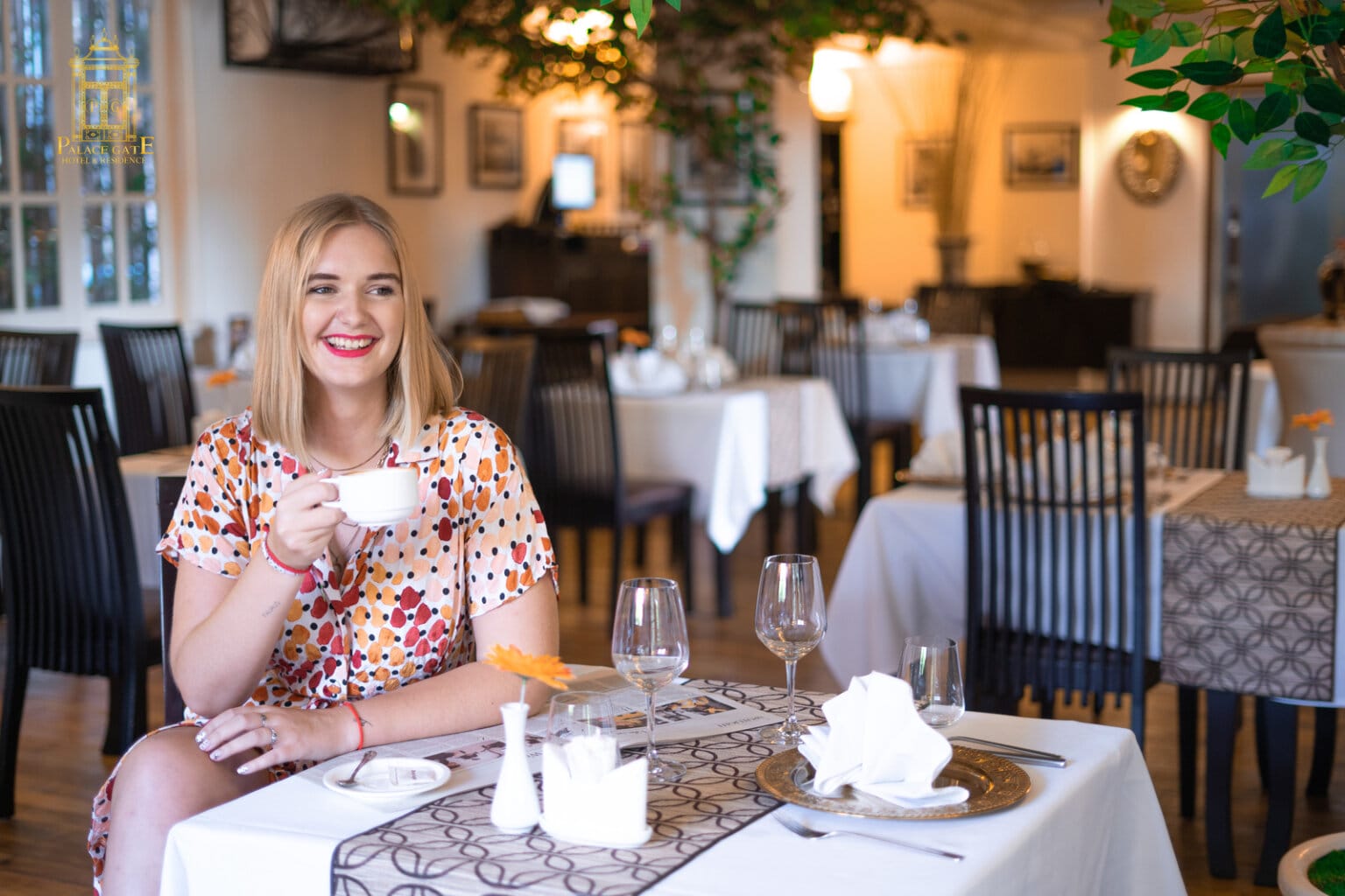 dining - lady sitting